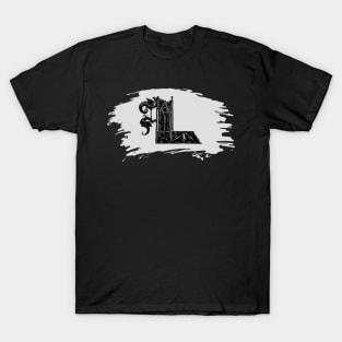 Gothic letter L – Alphabet typography T-Shirt